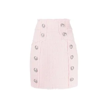 BALMAIN Casual Short Skirts Women's Pink