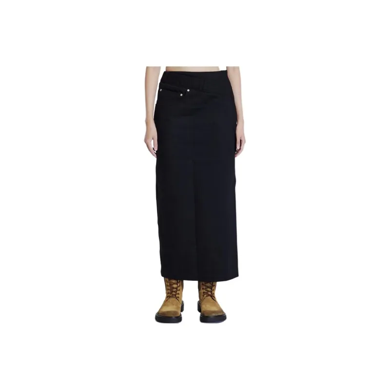 LOEWE Deconstructed Designed Denim Midi Skirt-0