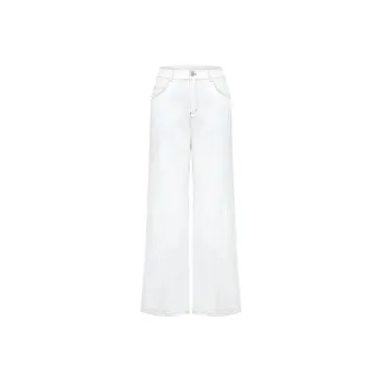 BBLLUUEE Jeans Women's Crescent White
