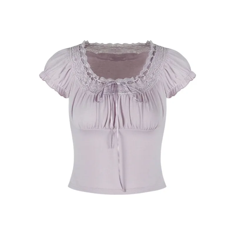 MTHE Puff Sleeve T Shirt Women's-4