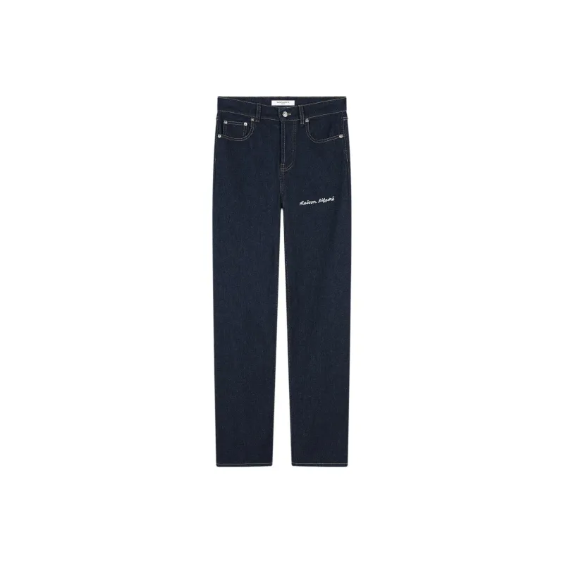 Maison Kitsune Jeans Women's Washed Indigo-0