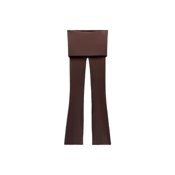 ZARA Leggings Women's Brown