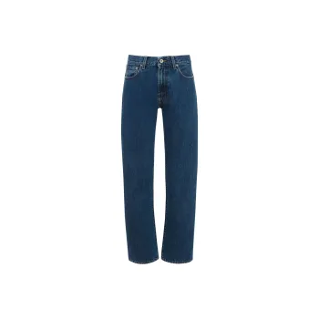 JW Anderson Logo Patch Straight-Leg Jeans