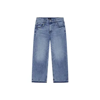 THEORY Mid-rise Wide-leg Jeans
