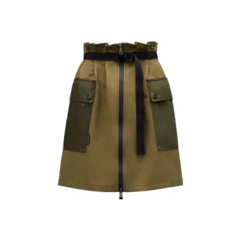 Moncler Casual Short Skirts Women's Army Green
