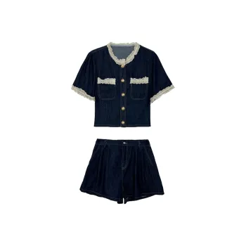 Icicofficial Casual Suit Women's Dark Blue