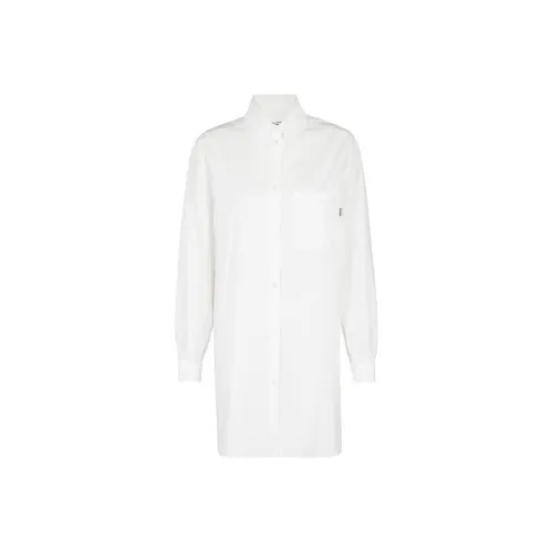 MOSCHINO Jeans Curved Hem Mini Shirt Dress