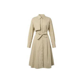 HAZZYS Long Sleeved Dresses Women's Light Beige