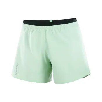 SALOMON CROSS 5' Casual Shorts Women's Light Green