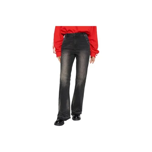 Lee x IndiGO X ANGEL CHEN Jeans Women's Black Gray