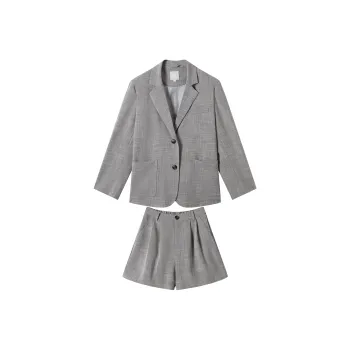 DIALOGUE Business Suits Women's Trendy Gray
