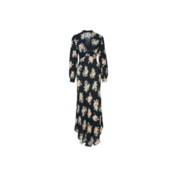 Rixo SS24 Long-Sleeved Dresses Women's Black