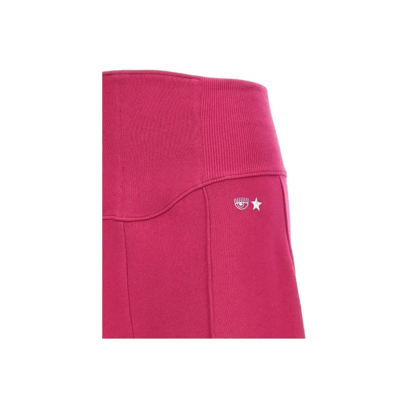 CHIARA FERRAGNI Logo Embroidered High-Waisted Joggers-2