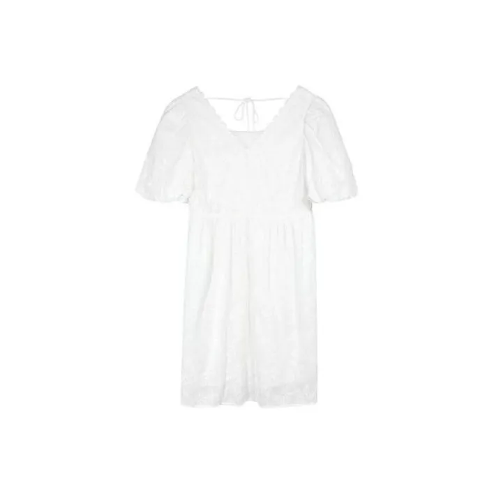 3COLOUR Short-Sleeved Dresses Women's White-0