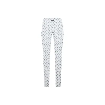 Marine Serre Moon Printed Semi Sheer Socks