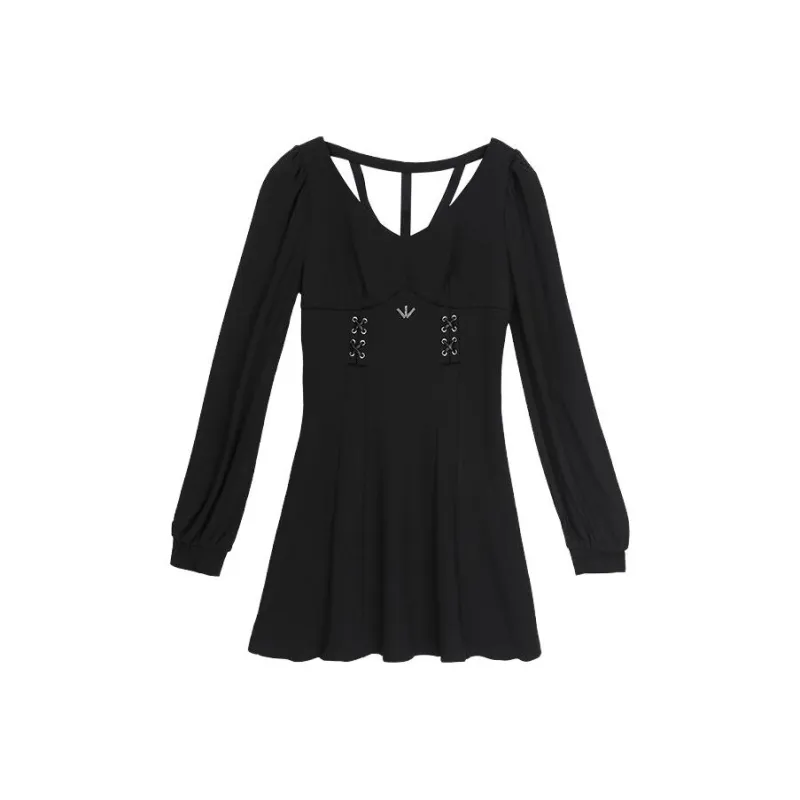 BOY BY BOY Long Sleeved Dresses Women's Black-0