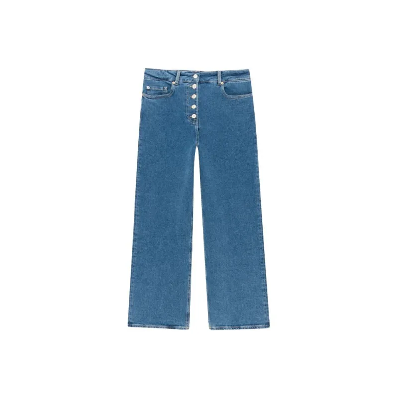 Paul Smith High Waisted Cropped Jeans-0