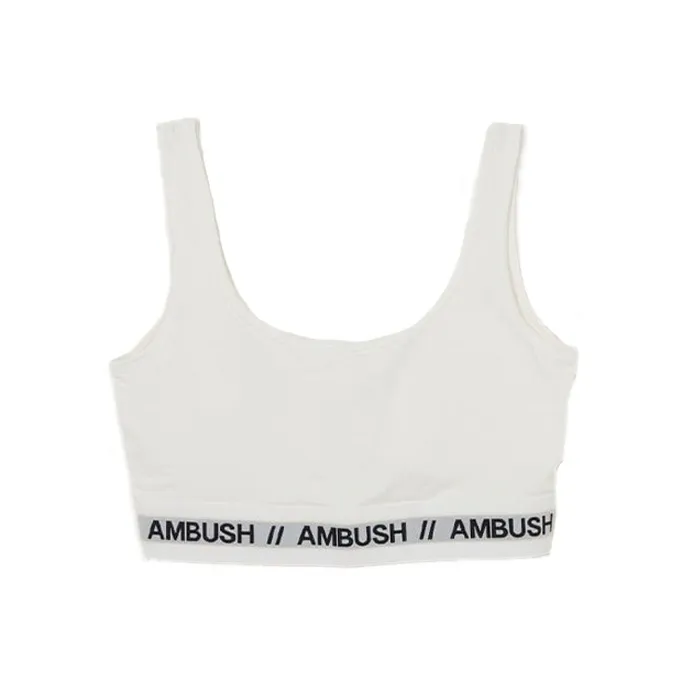 AMBUSH Sports Bra Top 'White'-2