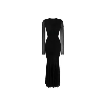 PHILOSOPHY DI LORENZO SERAFINI Long-Sleeved Dresses Women's Black