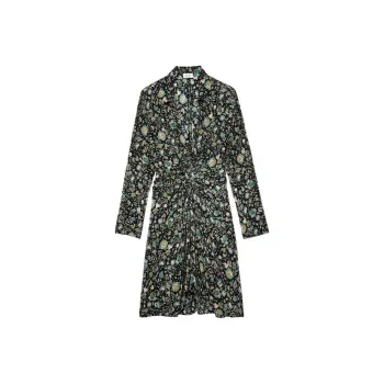 Zadig & Voltaire Rozo Floral print Silk Dress