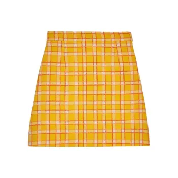 GUCCI FW21 Casual Short Skirts Women's Yellow