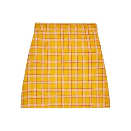 GUCCI FW21 Casual Short Skirts Women's Yellow
