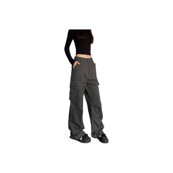 BENGEN Casual Pants Women's Gray