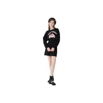 AIVEI Long Sleeved Dress Women's Black