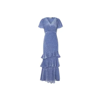 Rixo Short-Sleeved Dresses Women's Blue