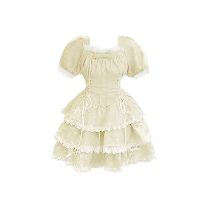 Peaches Peaches Short Sleeved Dress Women's-5