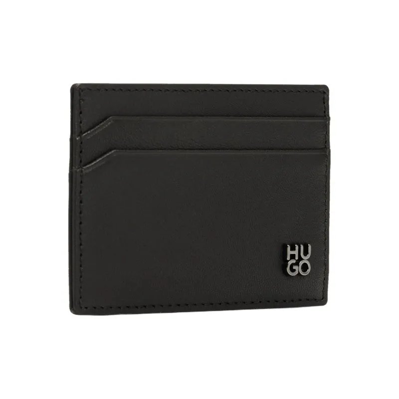HUGO BOSS Cow Leather Wallet Men's Black-2