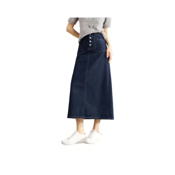 HIPPIEMISS Denim Long Skirts Women's