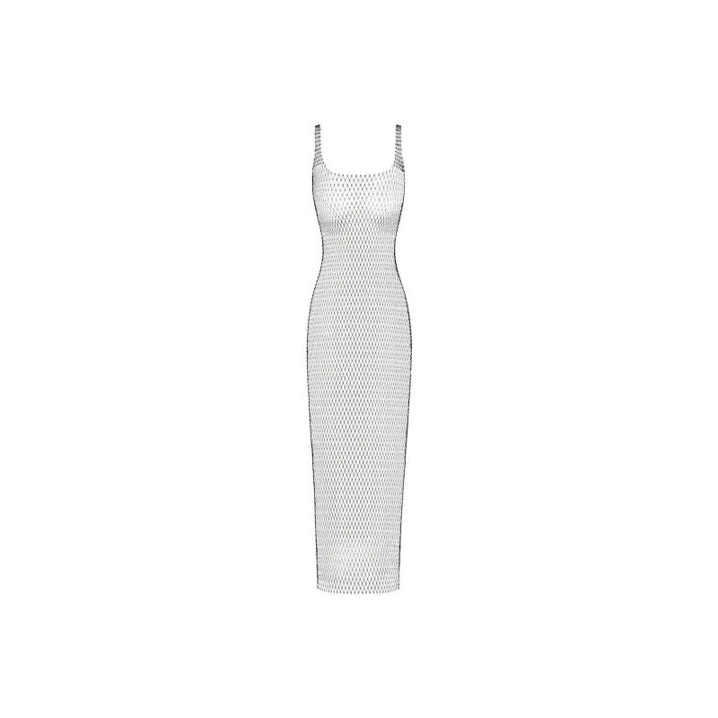 SKIMS RHINESTONE COVER UPS TANK LONG DRESS Slip Dresses Women's ONYX/Onyx-0