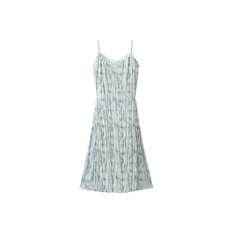 Inman Slip Dress Women's Light Blue-0