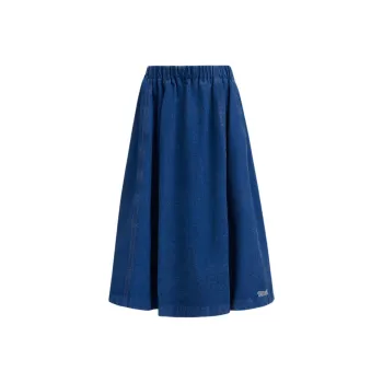 MARNI Denim Long Skirts Women's Blue