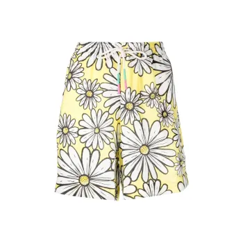 MIRA MIKATI Floral-print Two-pocket Short Shorts