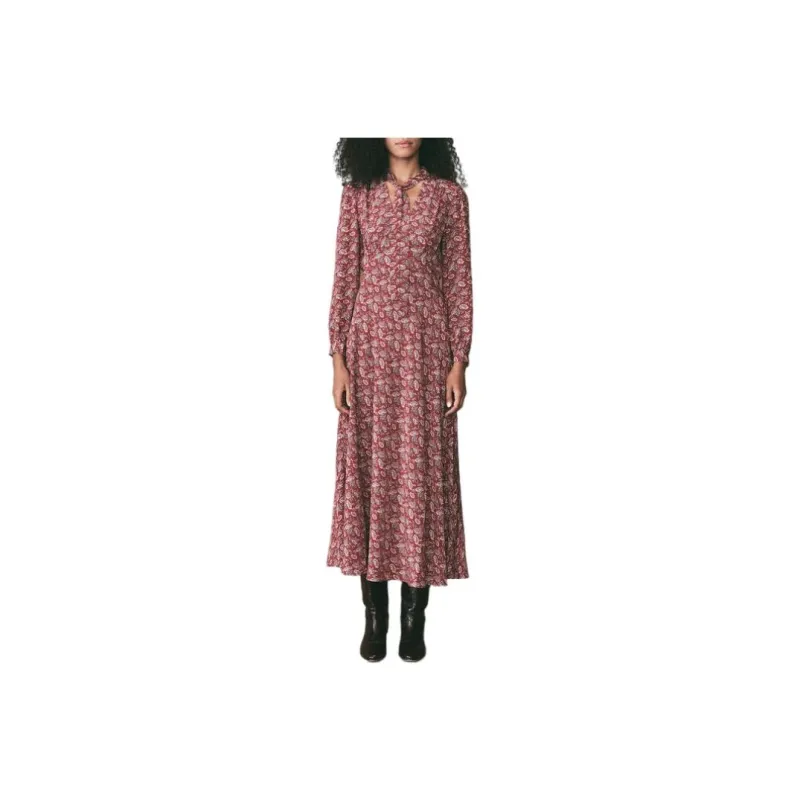 DOEN Long Sleeved Dresses Women's Pomegranate Tree Rose-0