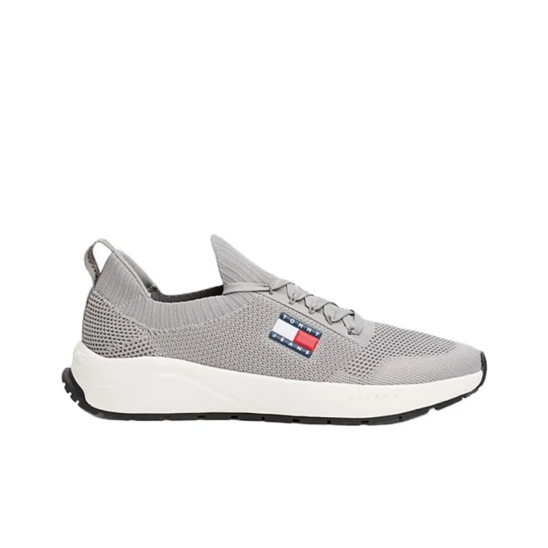 Tommy Hilfiger Trainers Low Top Casual Shoes Men's Gray-1