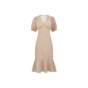 RARE Short Sleeved Dresses Women's Multicolor