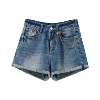 YUMOMO STAR Denim Shorts Women's
