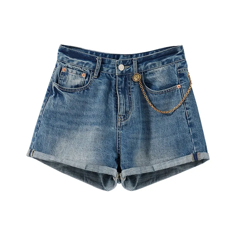 YUMOMO STAR Denim Shorts Women's-0