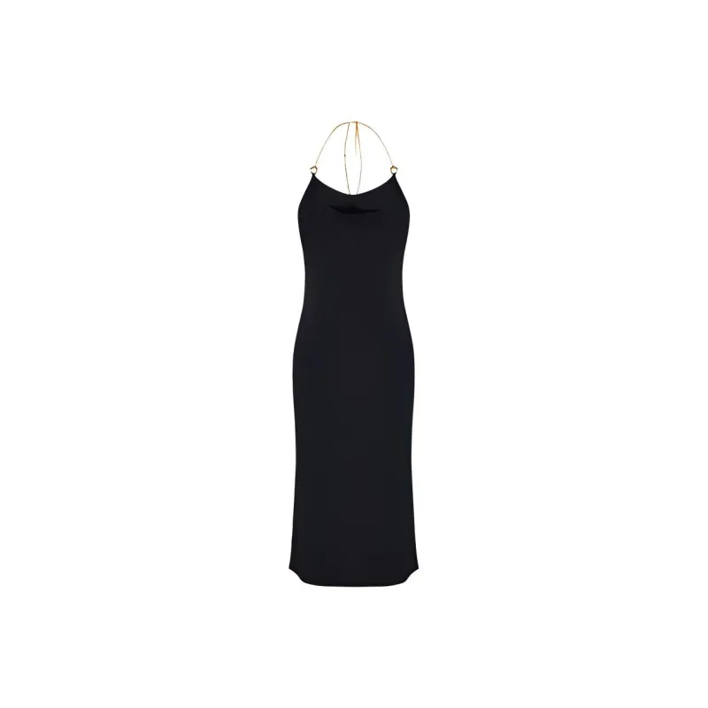 Bottega Veneta FW23 Sleeveless Dress Women's Black-0