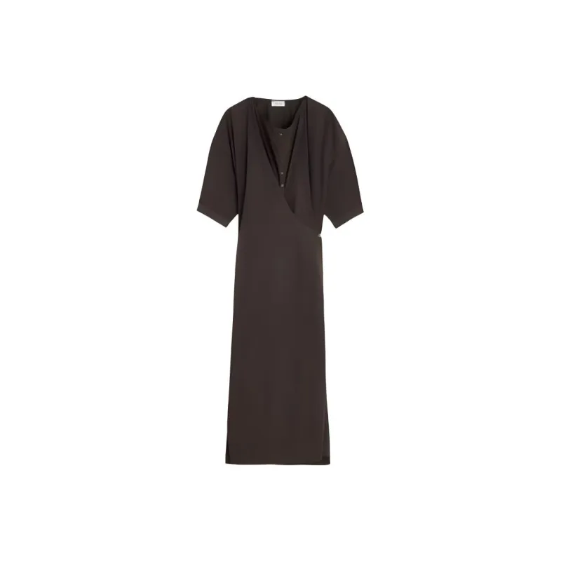 Lemaire Twisted Short sleeve Maxi Dress-0