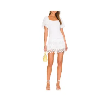 LOVESHACKFANCY Short-Sleeved Dresses Women's White