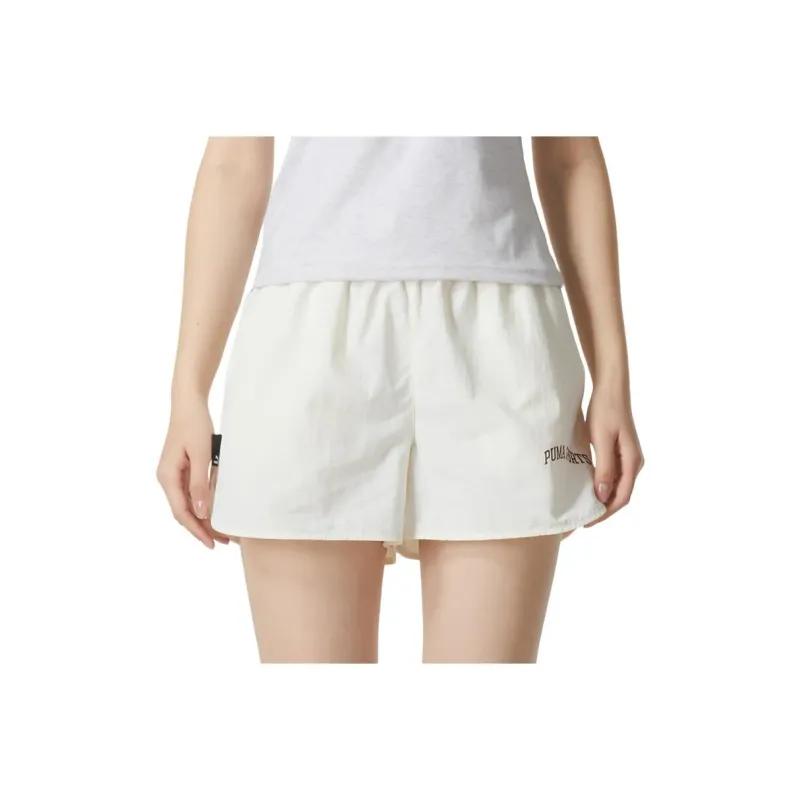 PUMA Casual Shorts Women's Milk White-0