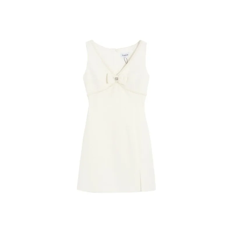 Bebe Slip Dresses Women's White-0