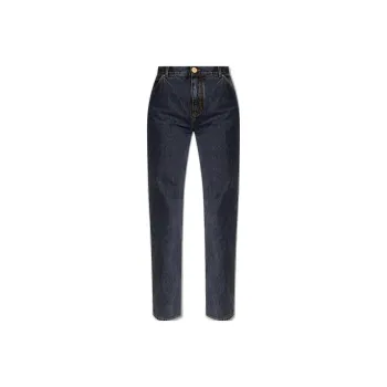 BALMAIN High-waisted Straight-leg Jeans