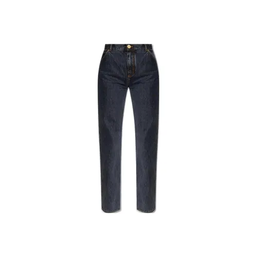 BALMAIN High-waisted Straight-leg Jeans