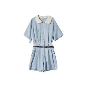 Emodues Jumpsuit Women's Sky Blue