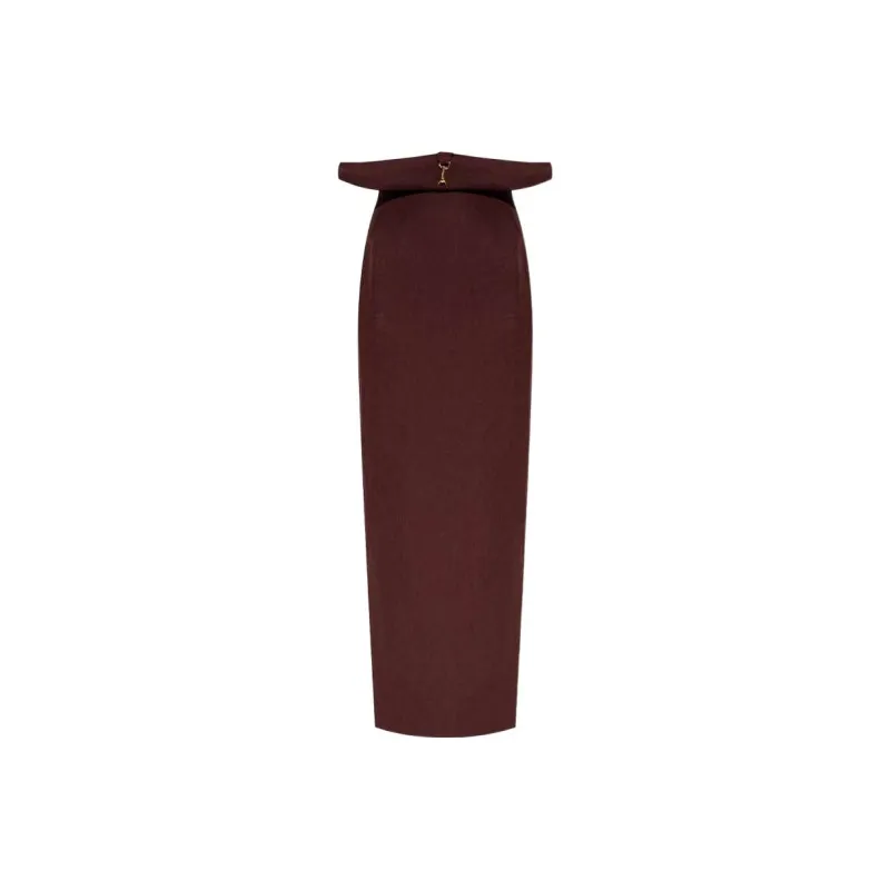 Jacquemus Casual Long Skirts Women's Brown-0